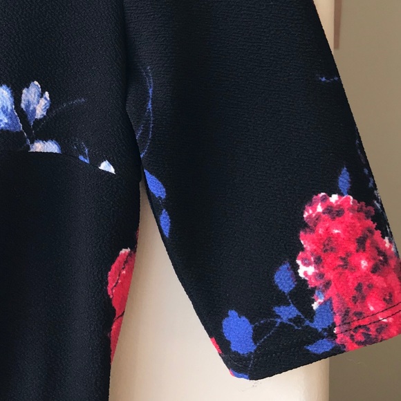 Black Pink/Blue Floral {Mystic} Dress Spring - Picture 2 of 4